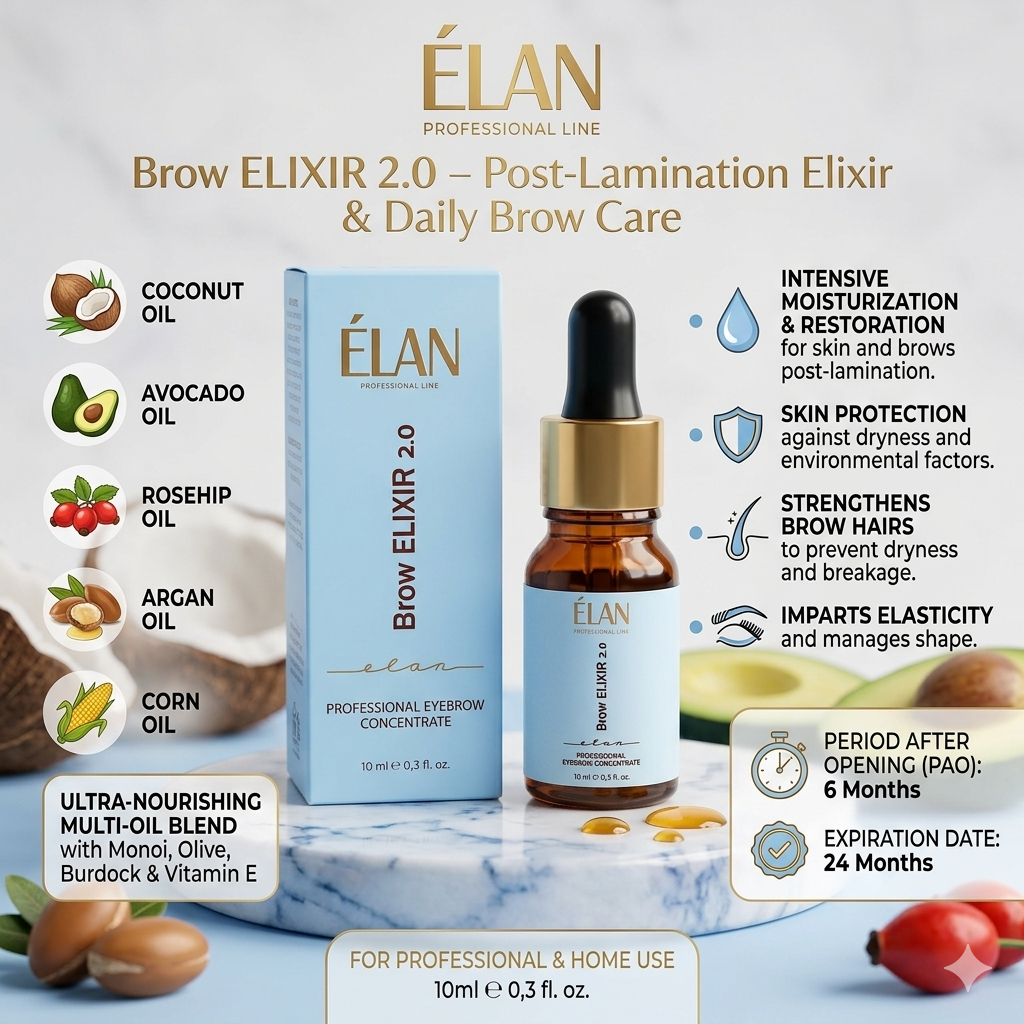 Elan BROW ELIXIR 2.0: professional eyebrow concentrate