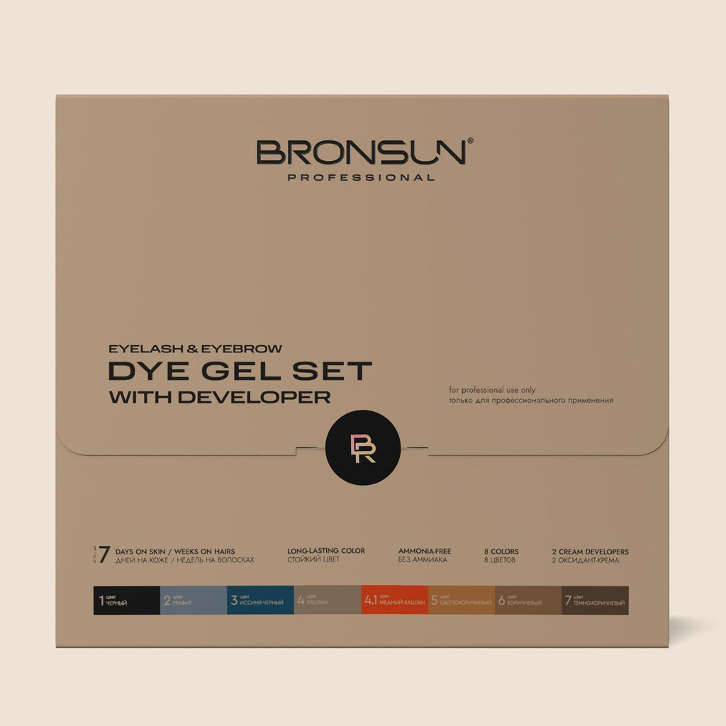 BRONSUN Gel dye SET with oxidant Limited Edition